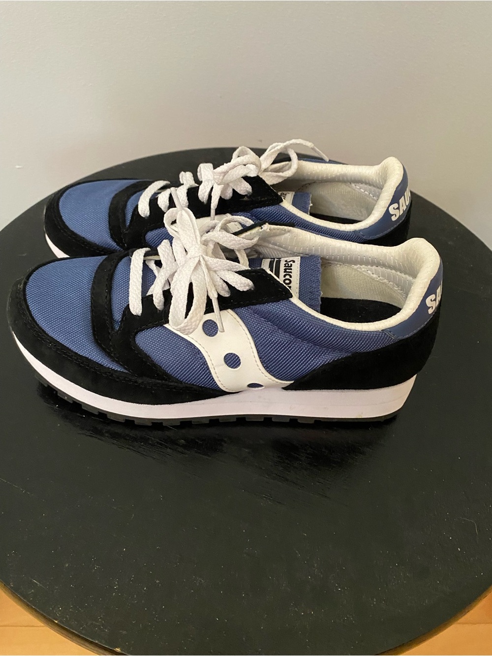 Saucony Jazz Original Sneakers Men's Size 7 Blue Black Retro Running Shoes